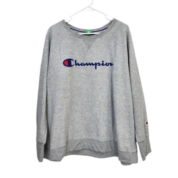 Champion Women's Plus Size Powerblend Fleece Graphic Pullover - 3X - Picture 2 of 9